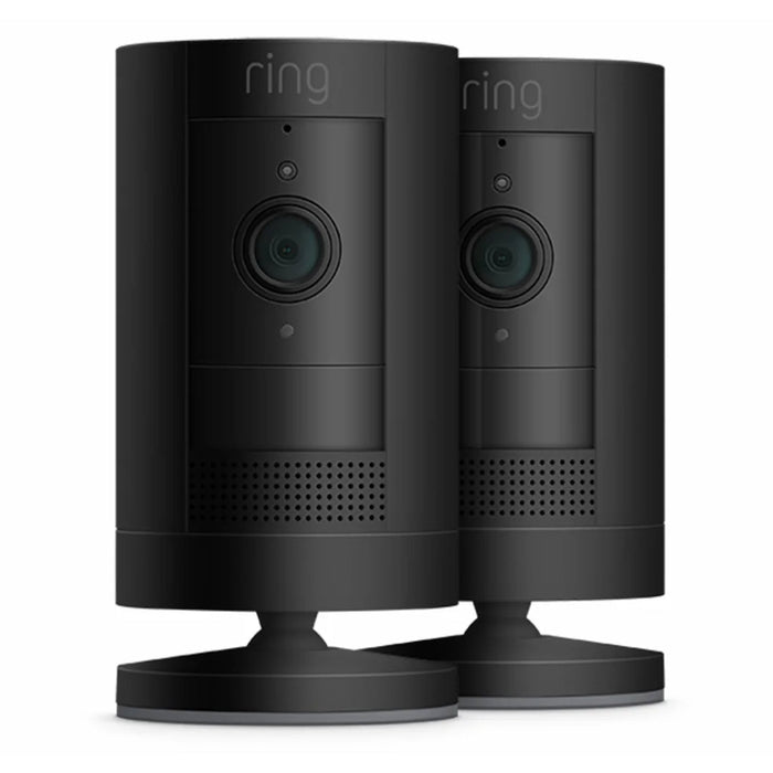 Ring Battery Stick Up Cam Camera 2 Pack - Black | B0CGCH5WTT Ring Euronics Ireland