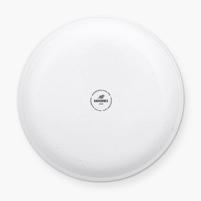 Rolled Enamelware Plate Set