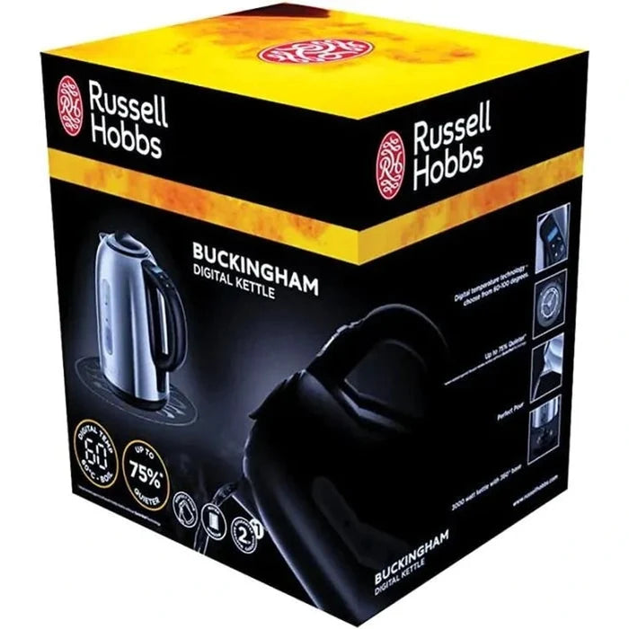 Russell Hobbs Digital Quiet Boil 1.7L Kettle | 21040 Russell Hobbs Kettle Euronics Ireland