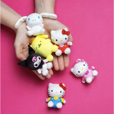 Sanrio Hello Kitty 3 Inch Micro Teenies Plush Toy - Hello Kitty in Pink Outfit