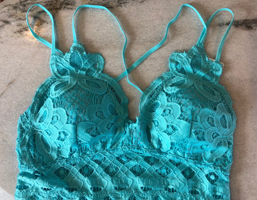 Scalloped Lace Cami Bralette