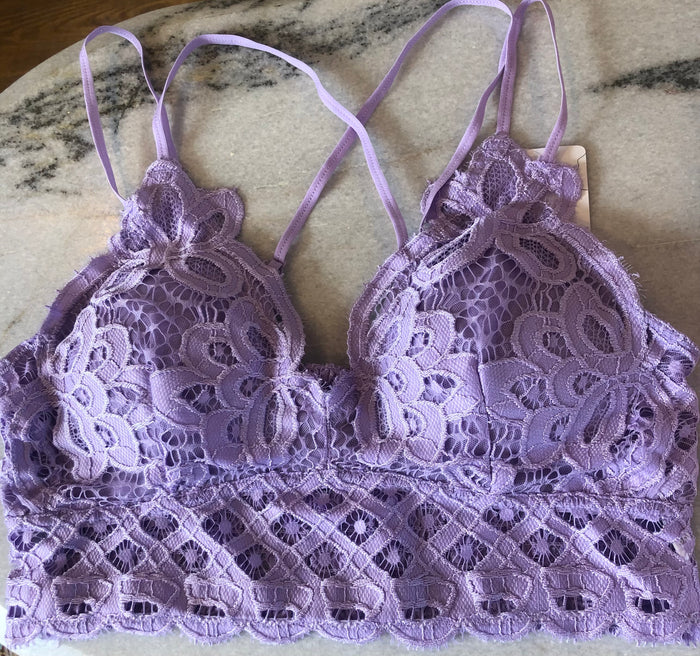 Scalloped Lace Cami Bralette