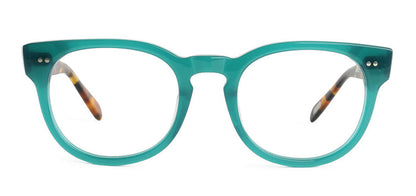 Dark Turquoise / Amber Spot