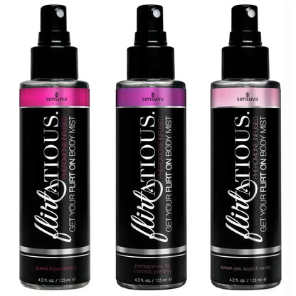 Sensuva Flirtatious Pheromone Body Mist - Confidence-Boosting Fragrance Spray