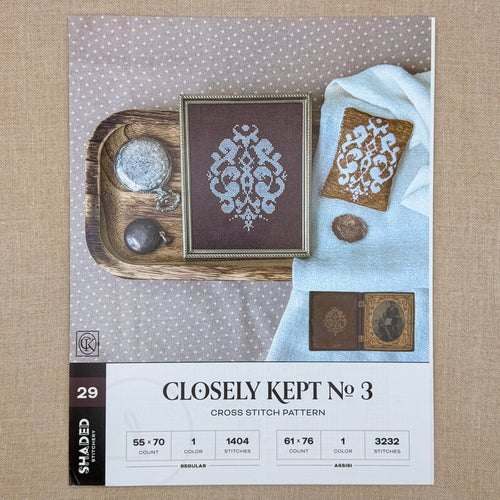 Shaded Stitchery - Closely Kept No. 3 - Booklet Chart
