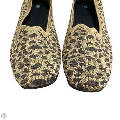 Shoes Flats In Leopard Print, Size: 9