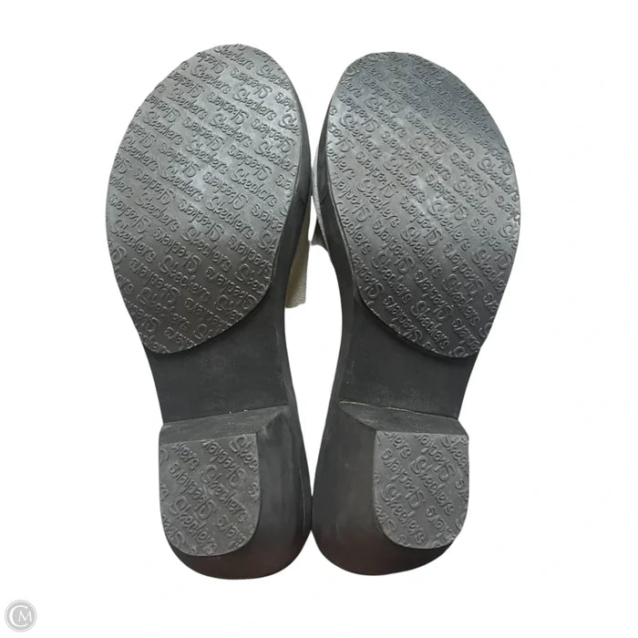 Shoes Heels Block By Skechers In Grey, Size: 11