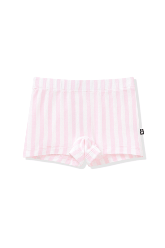 Product photo of the soft and breathable Shorties in Small Sakura Stripe