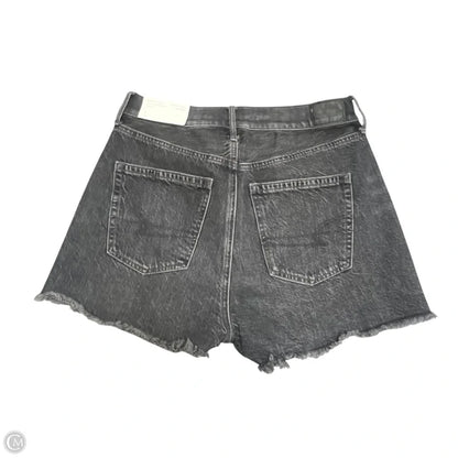Shorts By American Eagle In Black Denim, Size: 8