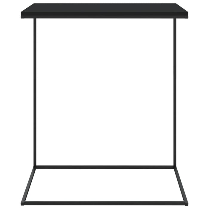 Side Table Black 55x35x66 cm Engineered Wood