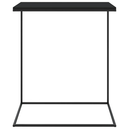 Side Table Black 55x35x66 cm Engineered Wood