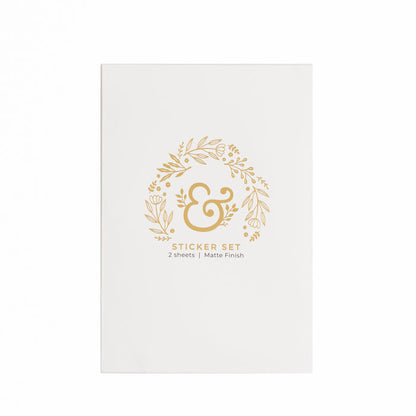 Signature Floral Sticker Set - Archer and Olive