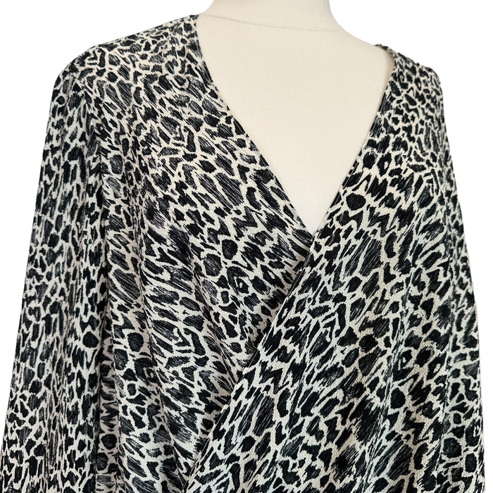 Silk Printed Blouse - L