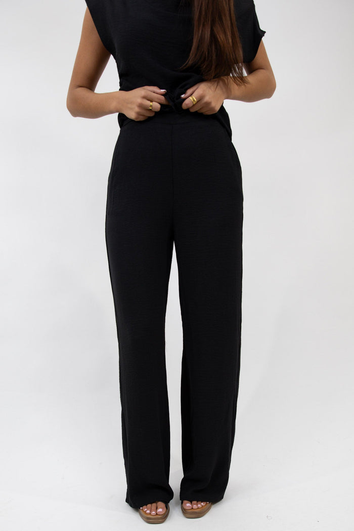 Simple Elegance Wide Leg Pants