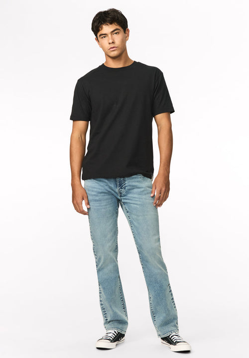Six Men's Straight Freedom Flex Jeans, Sanded Wash - BM22998