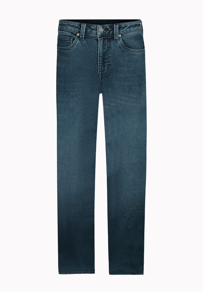 Six Men's Straight Freedom Flex Jeans, Whiskered - BM26018