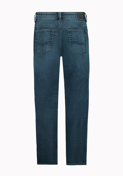 Six Men's Straight Freedom Flex Jeans, Whiskered - BM26018