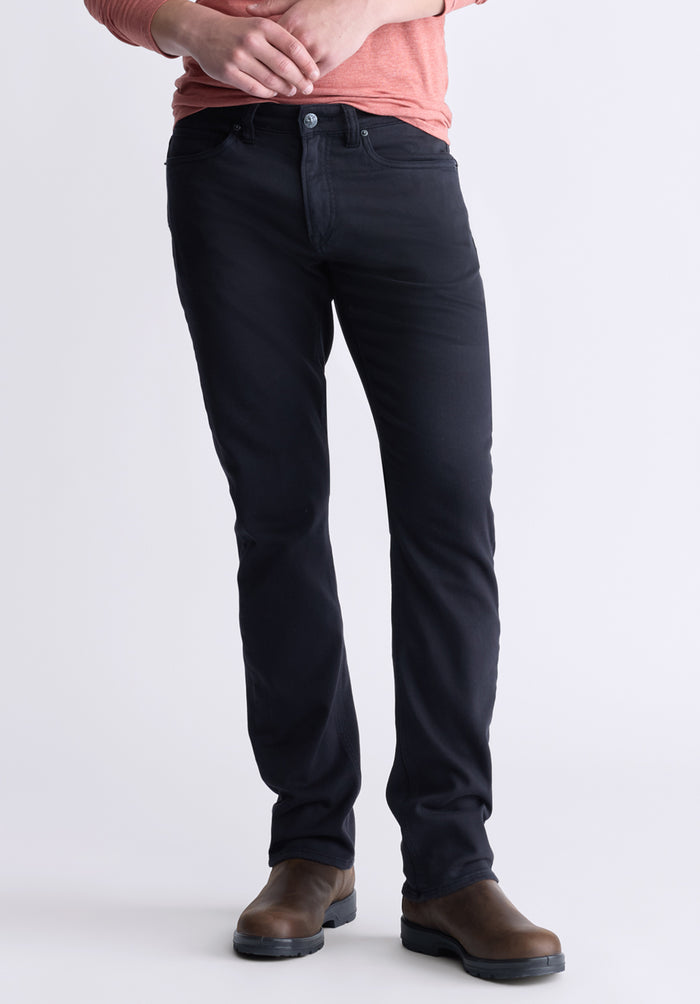 Buffalo Men Pants Black Woven Casual Pants Stretch