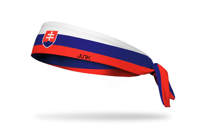 Slovakia Flag Tie Headband - View 1