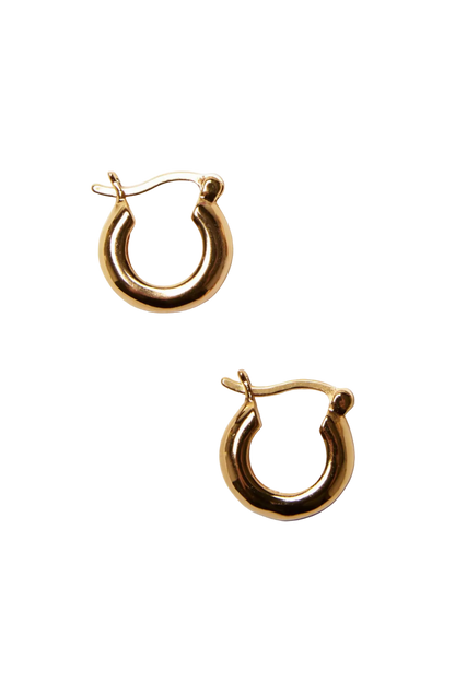 Lizzie Fortunato Small Mood Hoops in gold