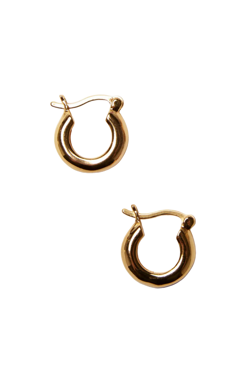 Lizzie Fortunato Small Mood Hoops in gold