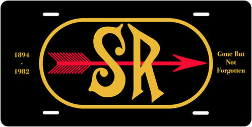 Southern Railway (SOU) - Arrow Logo with Dates - License Plate