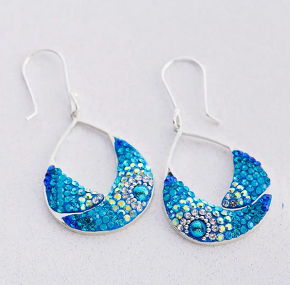 Split Pear Earrings