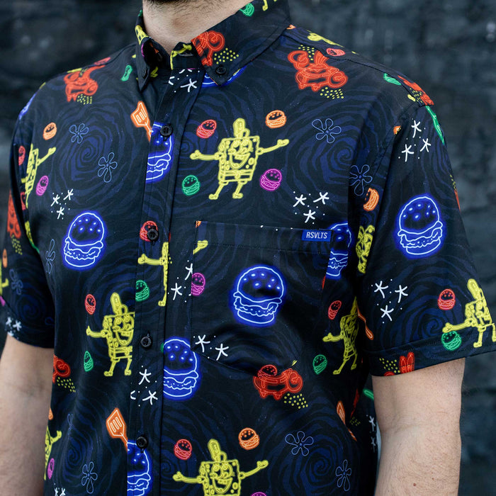 RSVLTS Nickelodeon Short Sleeve Shirt SpongeBob "Pretty Patties" – KUNUFLEX Short Sleeve Shirt