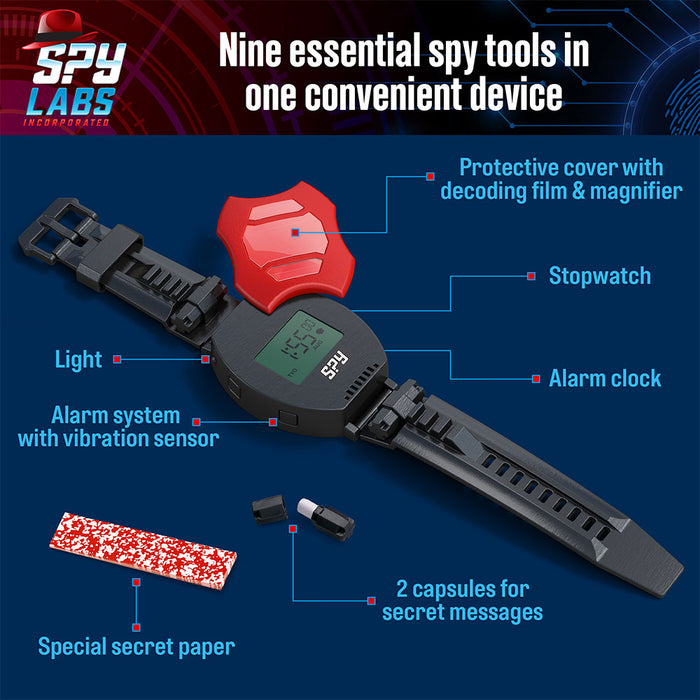 Spy Labs: 9-in-1 Spy Watch Detective Toys Thames & Kosmos