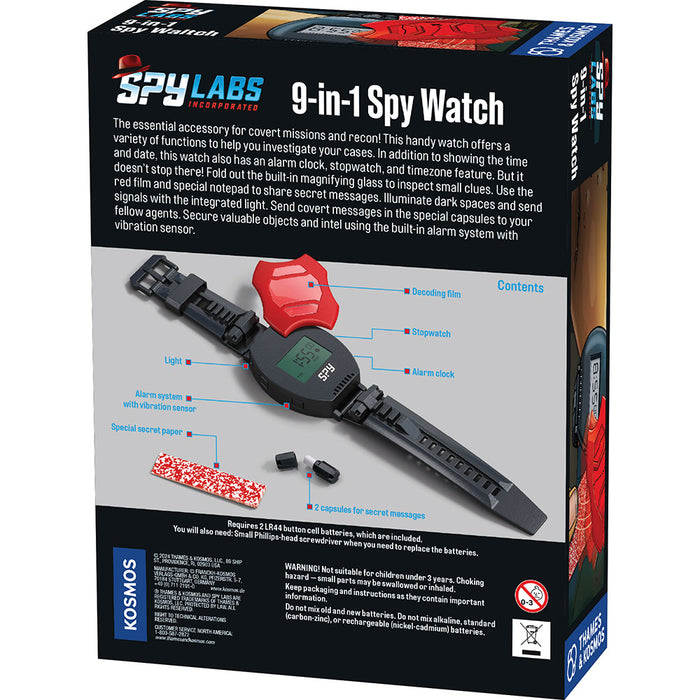 Spy Labs: 9-in-1 Spy Watch Detective Toys Thames & Kosmos