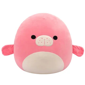 Squishmallow 5 Inch Morlai the Pink Manatee Plush Toy