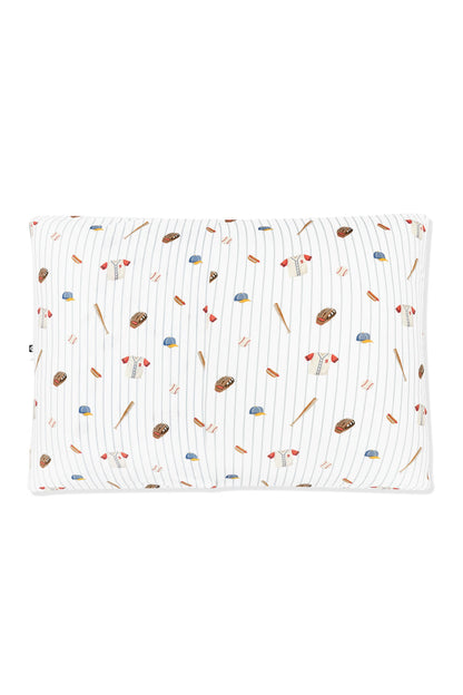 The back of the Standard Pillowcase in Home Run showing the envelope closure
