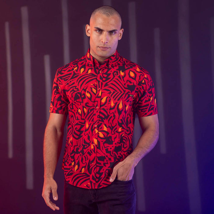 RSVLTS Star Wars Short Sleeve Shirt Star Wars™ "Maul Markings" – KUNUFLEX Short Sleeve Shirt