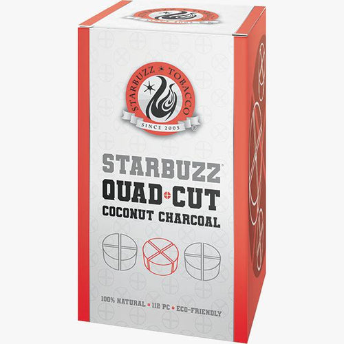 Starbuzz Quad Cut Coconut Charcoal -112 Pcs (Wholesale)
