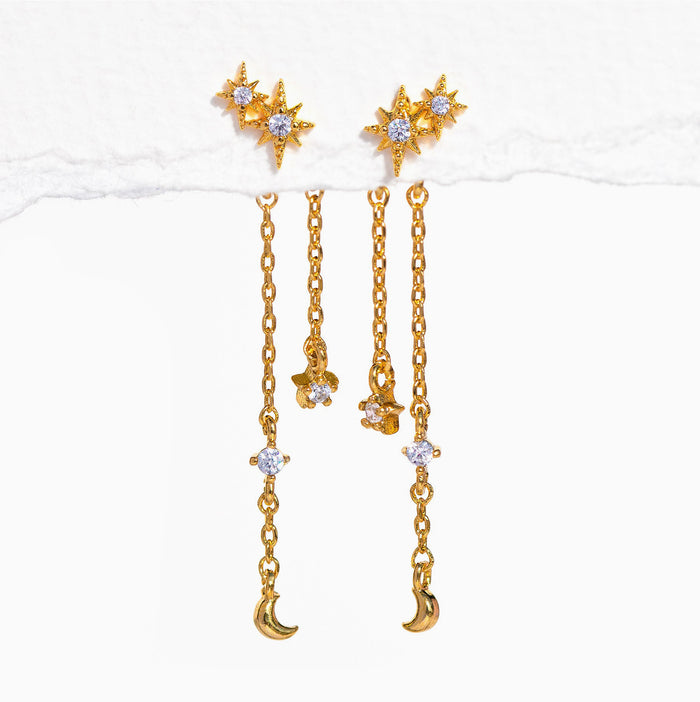 Starry Night Dangle Earrings