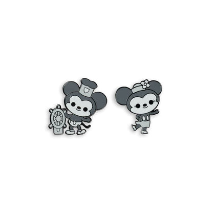 Steamboat Willie Enamel Pin Set