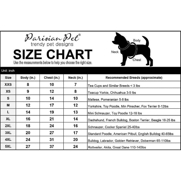 Parisian Pet® Jackets XL Bear Dog Dress in Pink