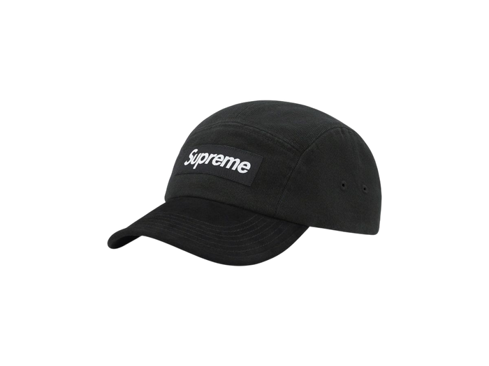 Suede Visor Camp Cap Black (SS23)