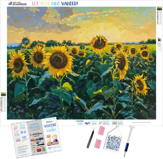Sunflower Field at Dawn