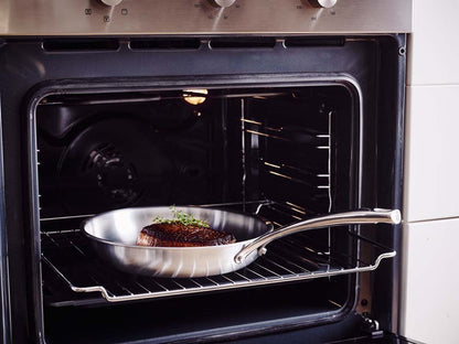 Superior Tri-Ply koekenpan zilver in oven