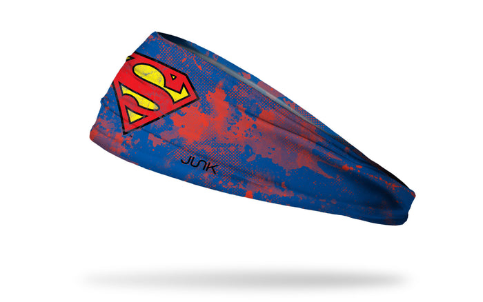 Superman: Grunge Blue Big Bang Lite Headband - View 1