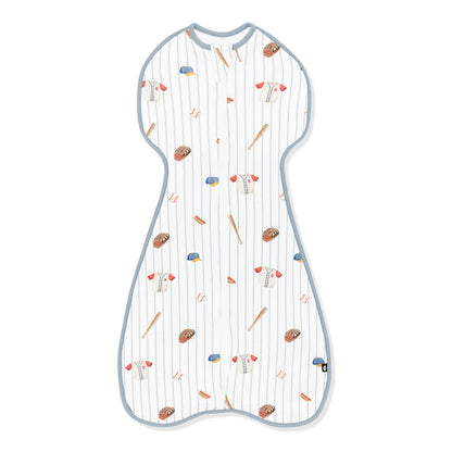 Swaddle Bag in Home Run 0.5 shown on a white surface