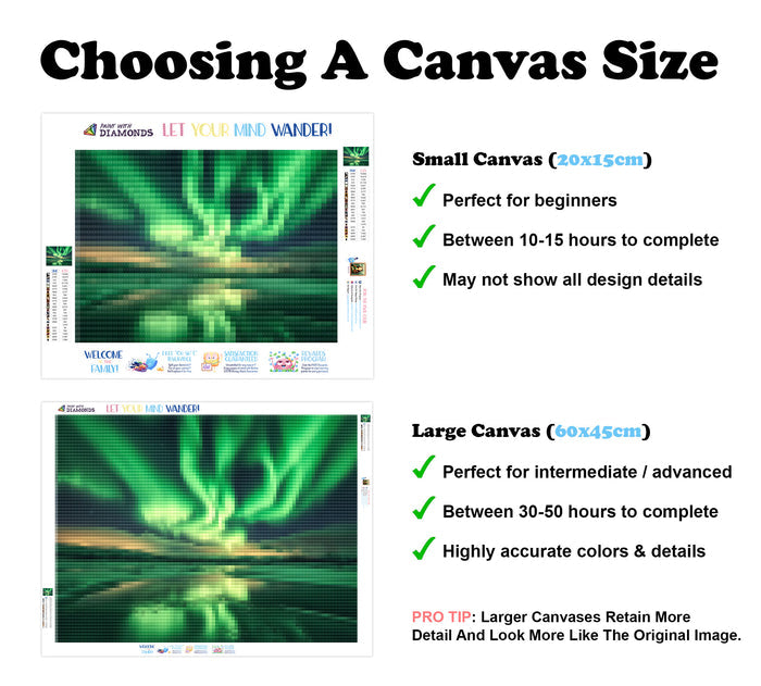 Swirls Of Green Lights