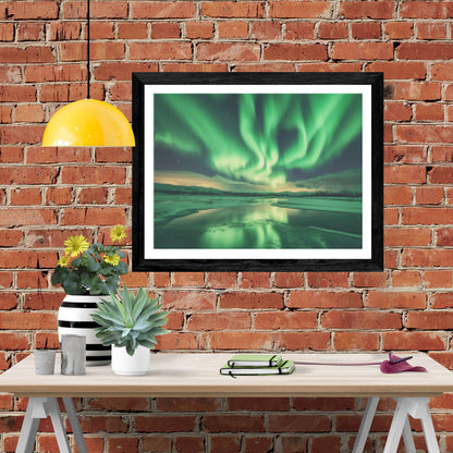 Swirls Of Green Lights