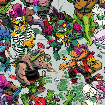 Teenage Mutant Ninja Turtles "Villain Party" Poster
