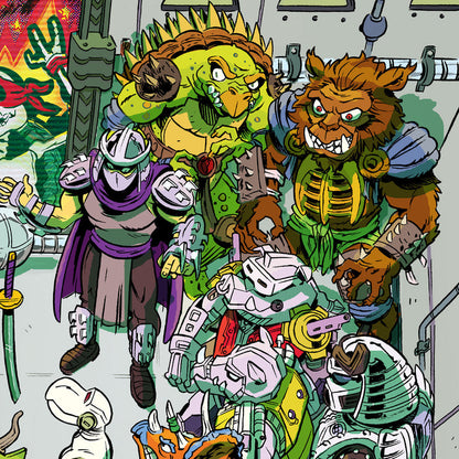 Teenage Mutant Ninja Turtles "Villain Party" Poster