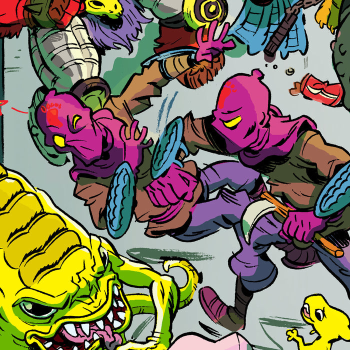 Teenage Mutant Ninja Turtles "Villain Party" Poster