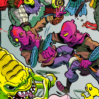 Teenage Mutant Ninja Turtles "Villain Party" Poster