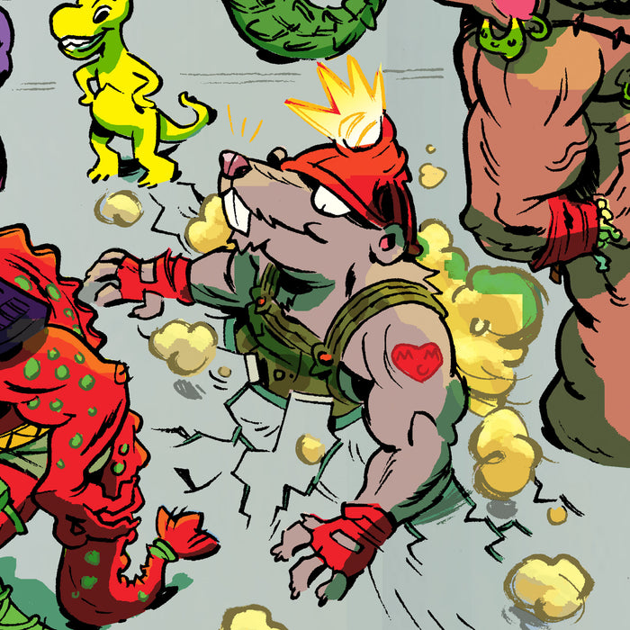 Teenage Mutant Ninja Turtles "Villain Party" Poster