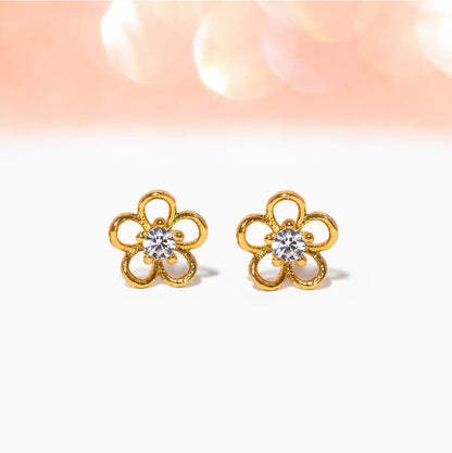 Teeny Tiny Flower Studs